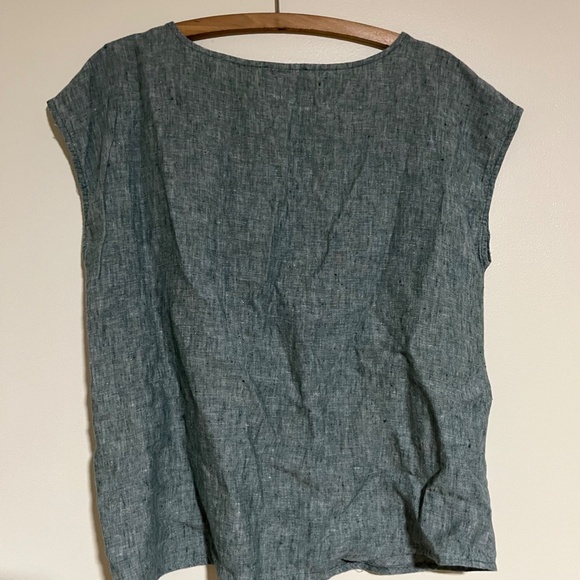 Coldwater Creek 100% Linen Tank Size M - Picture 4 of 4